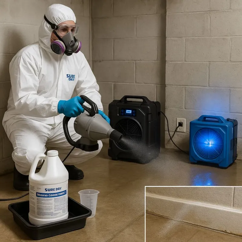 Sanitization and Odor Removal process in Midlothian, TX