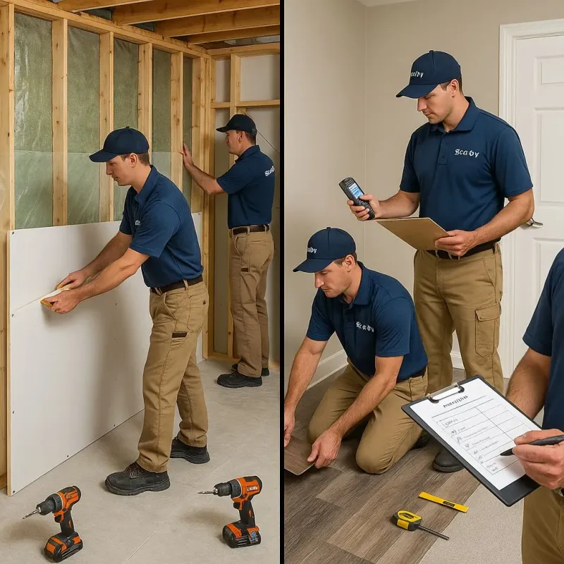 Repairs and Reconstruction process in Midlothian, TX